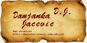 Damjanka Jaćević vizit kartica